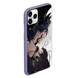 Чехол iPhone 11 Pro матовый Black Asta, цвет: 3D-серый — фото 2