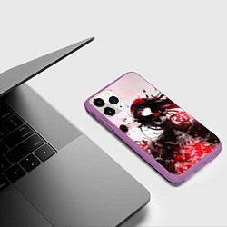 Чехол iPhone 11 Pro матовый Рандеву с жизнью, цвет: 3D-фиолетовый — фото 2