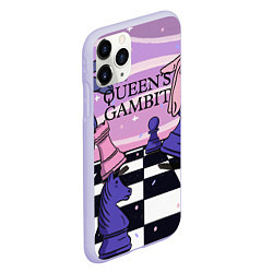 Чехол iPhone 11 Pro матовый The Queens Gambit, цвет: 3D-светло-сиреневый — фото 2