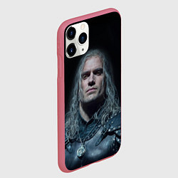 Чехол iPhone 11 Pro матовый Ведьмак 2 сезон, цвет: 3D-малиновый — фото 2