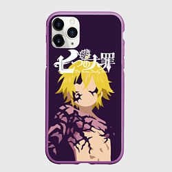 Чехол iPhone 11 Pro матовый Nanatsu no Taizai, цвет: 3D-фиолетовый