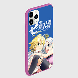 Чехол iPhone 11 Pro матовый 7 смертных грехов, цвет: 3D-фиолетовый — фото 2