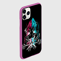 Чехол iPhone 11 Pro матовый DRAGON BALL, цвет: 3D-фиолетовый — фото 2