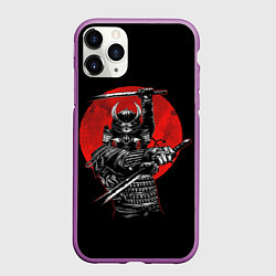 Чехол iPhone 11 Pro матовый Samurai, цвет: 3D-фиолетовый