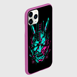 Чехол iPhone 11 Pro матовый Cyber Samurai, цвет: 3D-фиолетовый — фото 2