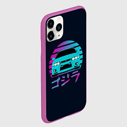 Чехол iPhone 11 Pro матовый Skyline R33, цвет: 3D-фиолетовый — фото 2