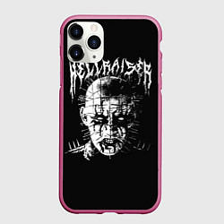 Чехол iPhone 11 Pro матовый Hellraiser, цвет: 3D-малиновый