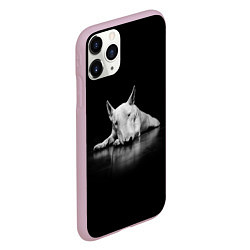 Чехол iPhone 11 Pro матовый Puppy, цвет: 3D-розовый — фото 2