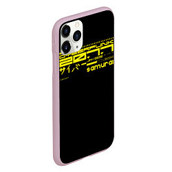 Чехол iPhone 11 Pro матовый Cyberpunk 2077, цвет: 3D-розовый — фото 2