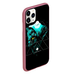 Чехол iPhone 11 Pro матовый DESTINY, цвет: 3D-малиновый — фото 2