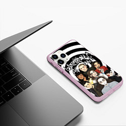 Чехол iPhone 11 Pro матовый АКАДЕМИЯ АМБРЕЛЛА, цвет: 3D-розовый — фото 2