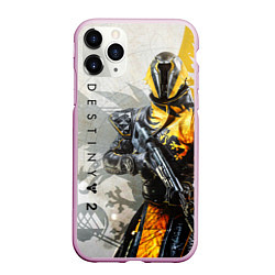 Чехол iPhone 11 Pro матовый DESTINY, WARLOCK, цвет: 3D-розовый