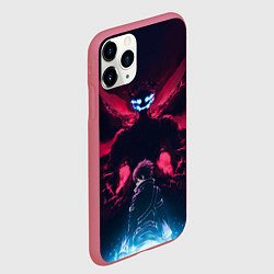 Чехол iPhone 11 Pro матовый Kirito, цвет: 3D-малиновый — фото 2