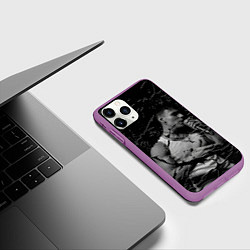 Чехол iPhone 11 Pro матовый NILETTO, цвет: 3D-фиолетовый — фото 2