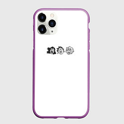 Чехол iPhone 11 Pro матовый DEMON SLAYER