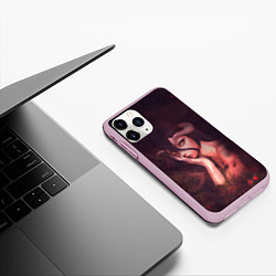 Чехол iPhone 11 Pro матовый Альбедо, цвет: 3D-розовый — фото 2