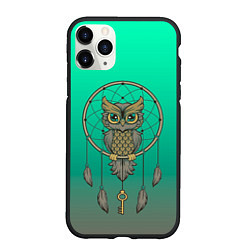 Чехол iPhone 11 Pro матовый Сова ловец снов