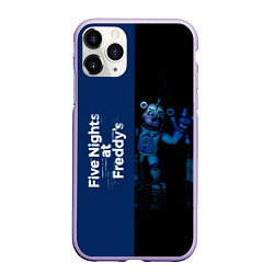 Чехол iPhone 11 Pro матовый Five Nights At Freddy, цвет: 3D-светло-сиреневый