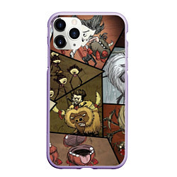 Чехол iPhone 11 Pro матовый Dont Starve, цвет: 3D-светло-сиреневый