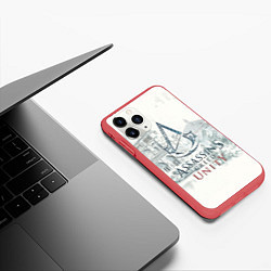 Чехол iPhone 11 Pro матовый Assassin’s Creed Unity, цвет: 3D-красный — фото 2