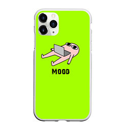 Чехол iPhone 11 Pro матовый Mood, цвет: 3D-белый