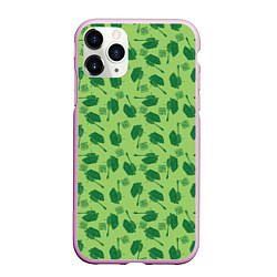 Чехол iPhone 11 Pro матовый 23 февраля, цвет: 3D-розовый