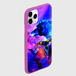 Чехол iPhone 11 Pro матовый Волки, цвет: 3D-фиолетовый — фото 2
