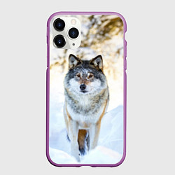 Чехол iPhone 11 Pro матовый Я зимой, цвет: 3D-фиолетовый