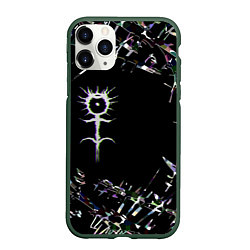 Чехол iPhone 11 Pro матовый GHOSTEMANE, цвет: 3D-темно-зеленый