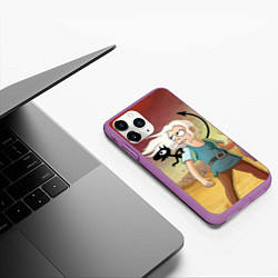 Чехол iPhone 11 Pro матовый Разочарование, цвет: 3D-фиолетовый — фото 2