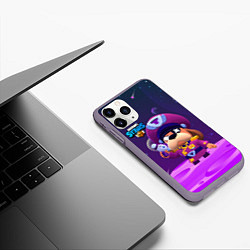 Чехол iPhone 11 Pro матовый Генерал Гавс brawl stars, цвет: 3D-серый — фото 2