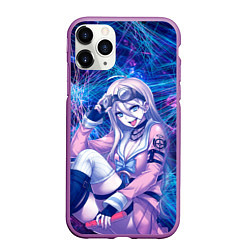 Чехол iPhone 11 Pro матовый Danganronpa, цвет: 3D-фиолетовый