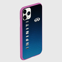 Чехол iPhone 11 Pro матовый INFINITI, цвет: 3D-фиолетовый — фото 2