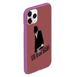 Чехол iPhone 11 Pro матовый Раскольников, цвет: 3D-фиолетовый — фото 2