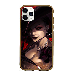 Чехол iPhone 11 Pro матовый Resident Evil Village, цвет: 3D-коричневый