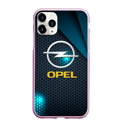 Чехол iPhone 11 Pro матовый OPEL ОПЕЛЬ, цвет: 3D-розовый