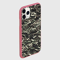 Чехол iPhone 11 Pro матовый Камуфляж - Вован, цвет: 3D-малиновый — фото 2