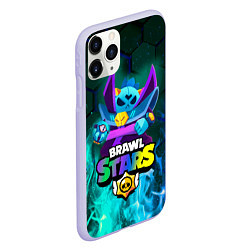 Чехол iPhone 11 Pro матовый Dark Lord Spike Brawl Stars, цвет: 3D-светло-сиреневый — фото 2