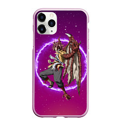 Чехол iPhone 11 Pro матовый Fairy tail Хвост Феи, цвет: 3D-розовый