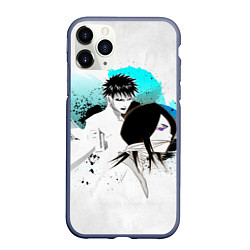 Чехол iPhone 11 Pro матовый Bleach Блич, цвет: 3D-серый