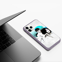 Чехол iPhone 11 Pro матовый Bleach Блич, цвет: 3D-серый — фото 2