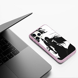 Чехол iPhone 11 Pro матовый Bleach Блич, цвет: 3D-розовый — фото 2