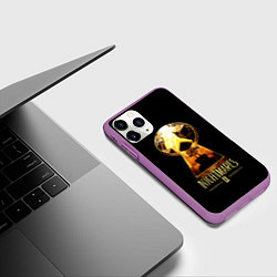 Чехол iPhone 11 Pro матовый LITTLE NIGHTMARES 2, цвет: 3D-фиолетовый — фото 2