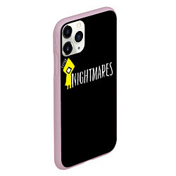 Чехол iPhone 11 Pro матовый Little Nightmares, цвет: 3D-розовый — фото 2
