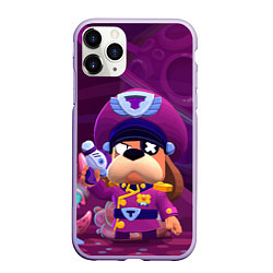 Чехол iPhone 11 Pro матовый Генерал Гавс brawl stars, цвет: 3D-светло-сиреневый