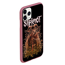 Чехол iPhone 11 Pro матовый SLIPKNOT, цвет: 3D-малиновый — фото 2