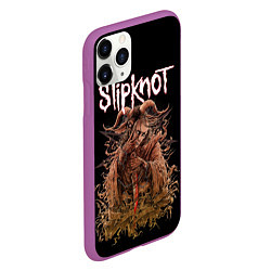 Чехол iPhone 11 Pro матовый SLIPKNOT, цвет: 3D-фиолетовый — фото 2