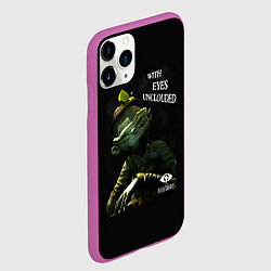 Чехол iPhone 11 Pro матовый Little Nightmares длиннорукий, цвет: 3D-фиолетовый — фото 2