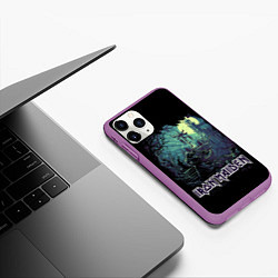 Чехол iPhone 11 Pro матовый IRON MAIDEN, цвет: 3D-фиолетовый — фото 2