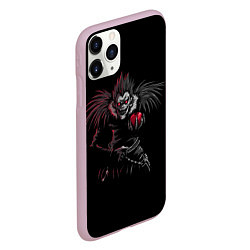 Чехол iPhone 11 Pro матовый Death Note, цвет: 3D-розовый — фото 2